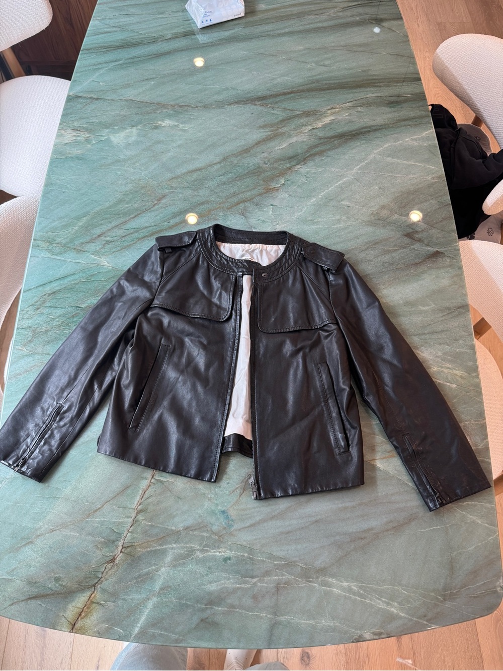 Miu Miu NWOT Leather Short Jacket